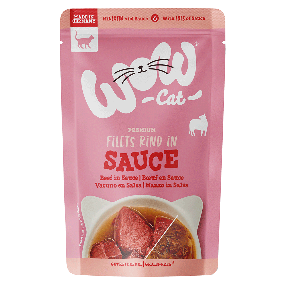 Bild: WOW Cat Filets Rind in Sauce