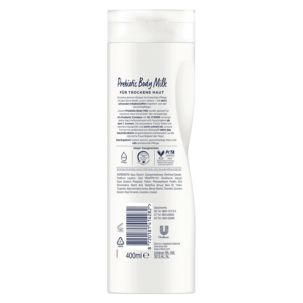 Bild: Dove Prebiotic Body Milk Glycerin