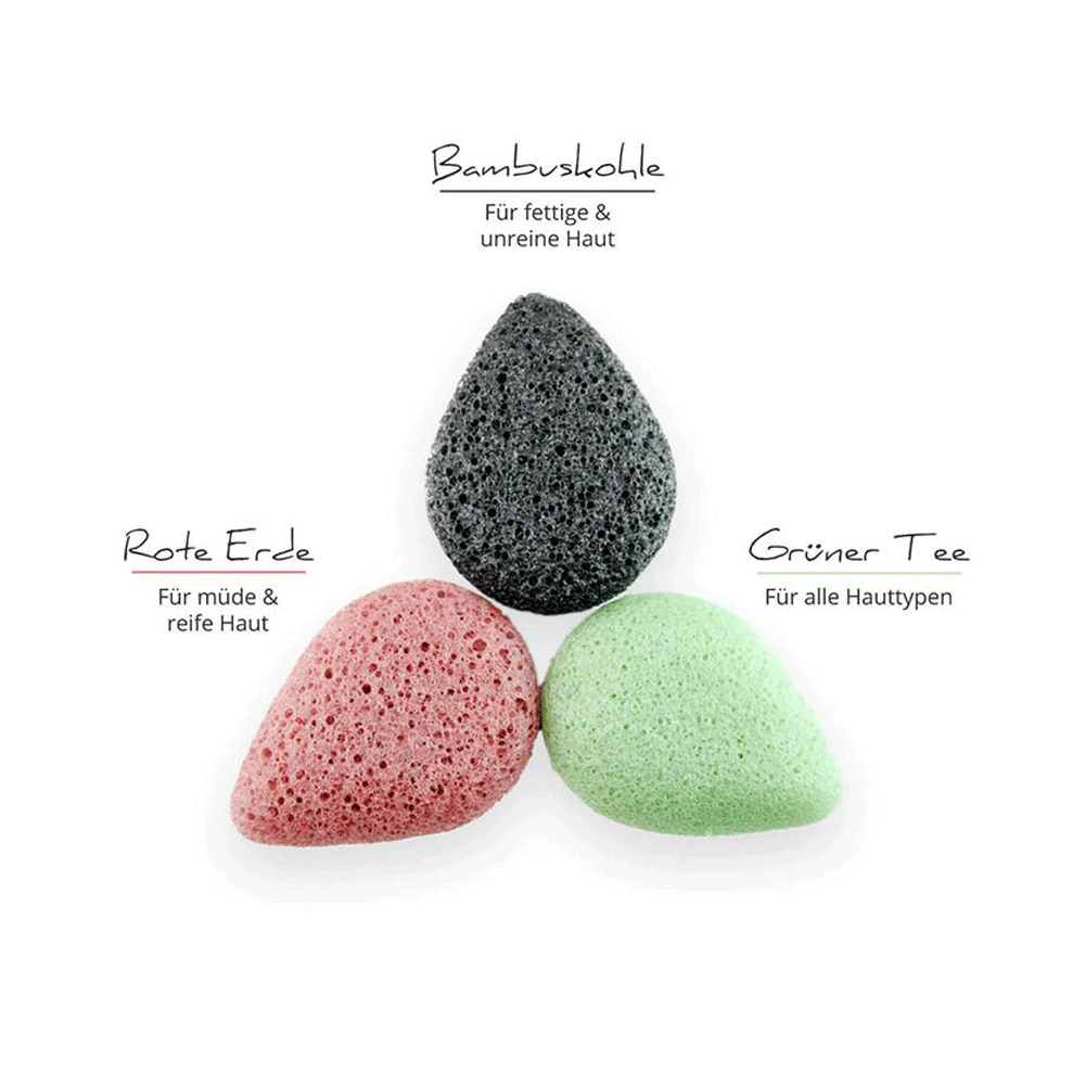 Bild: Rosental Konjac Schwamm Bambuskohle