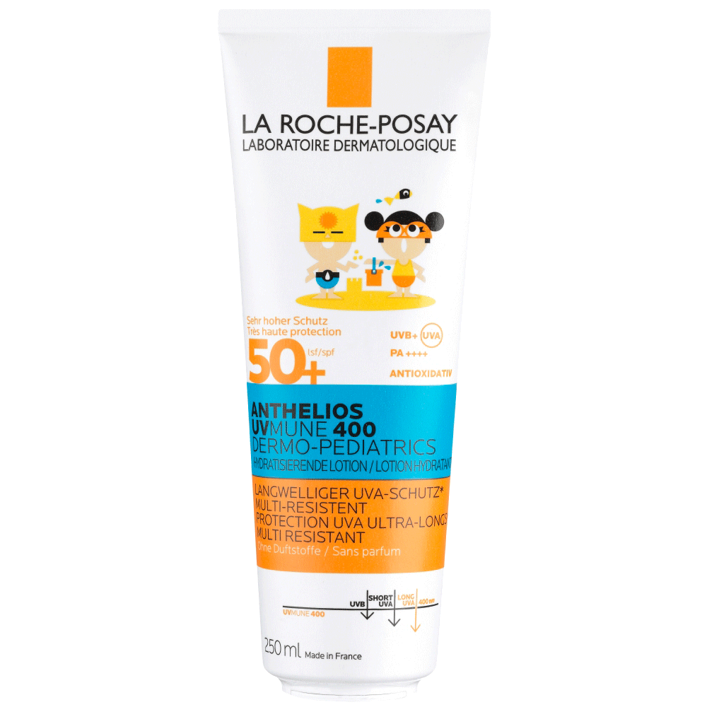 Bild: La Roche-Posay Anthelios UV Mune 400 Dermo-Pediatrics Sonnencreme LSF 50+