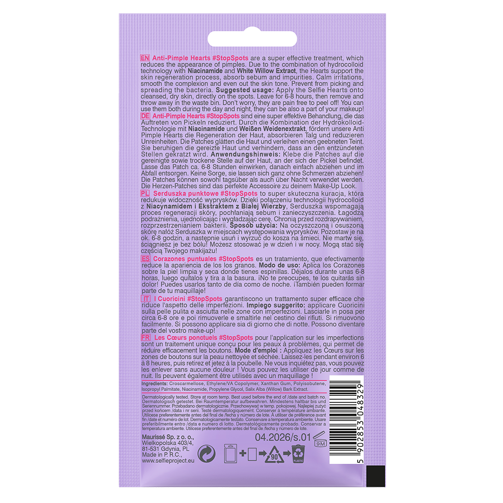 Bild: Selfie Project Anti-Pimple Hearts