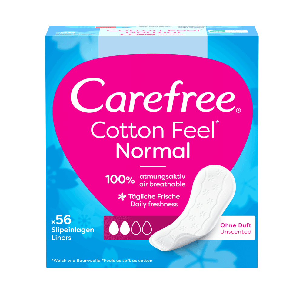 Bild: Carefree Cotton Feel Slipeinlagen Normal