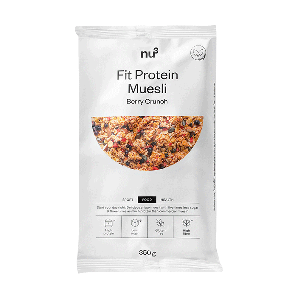 Bild: NU3 Fit Protein Müsli Berry Crunch