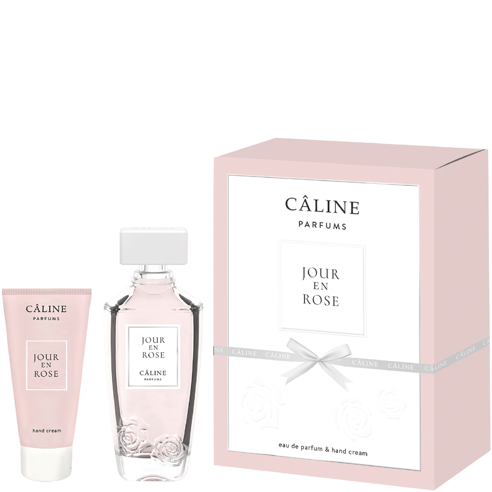 Bild: Caline Parfums Jour En Rose Geschenkset Eau de Parfum 60 ml + Handcreme 50 ml
