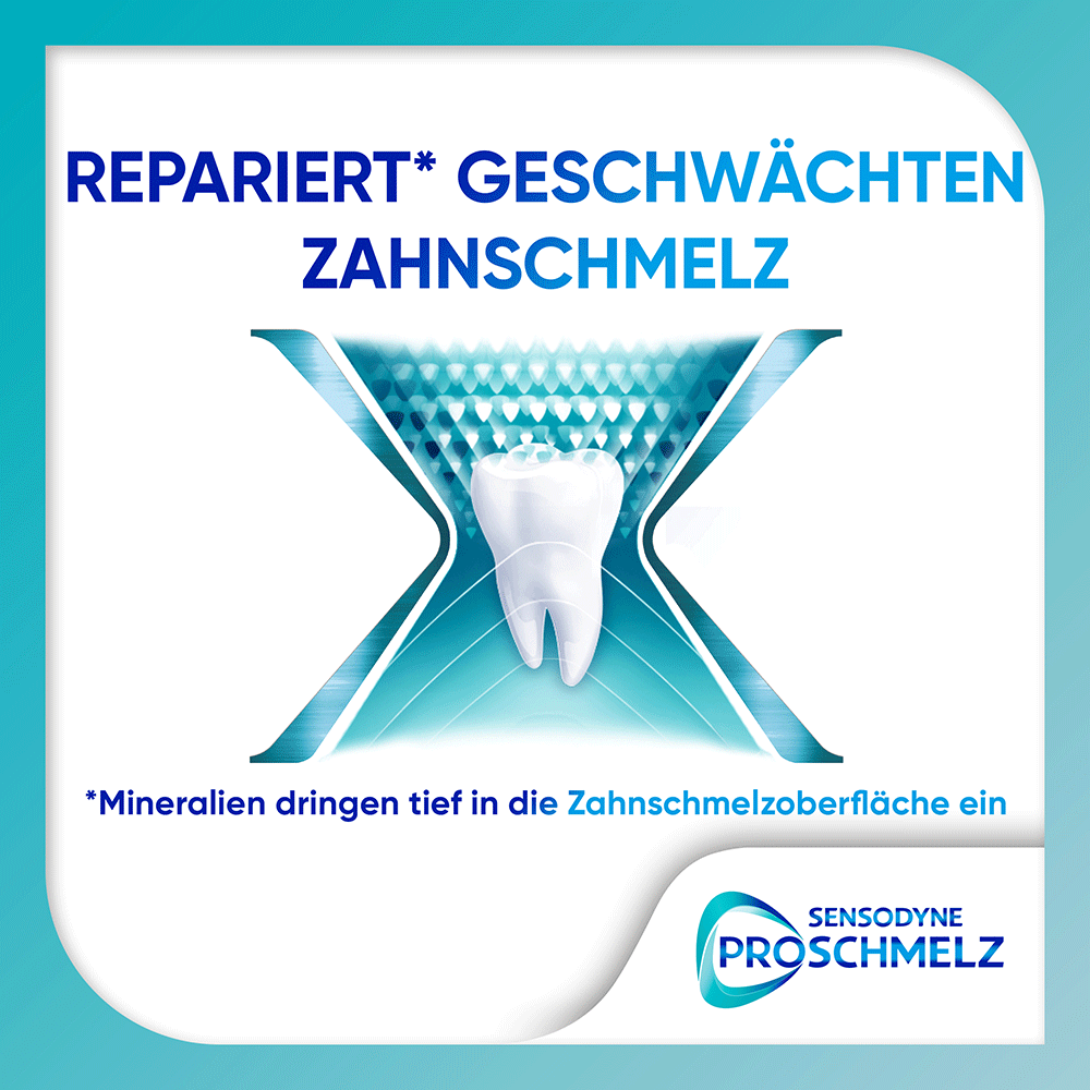 Bild: SENSODYNE Proschmelz Zahnpasta Zahnschmelz Repair Whitening Cool Mint