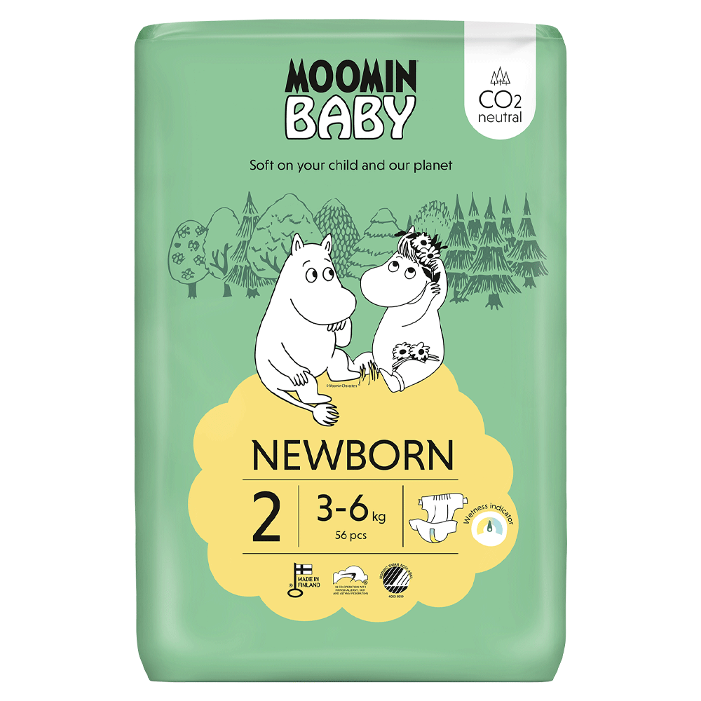 Bild: Moomin Baby Windeln Größe 2, 3kg - 6kg