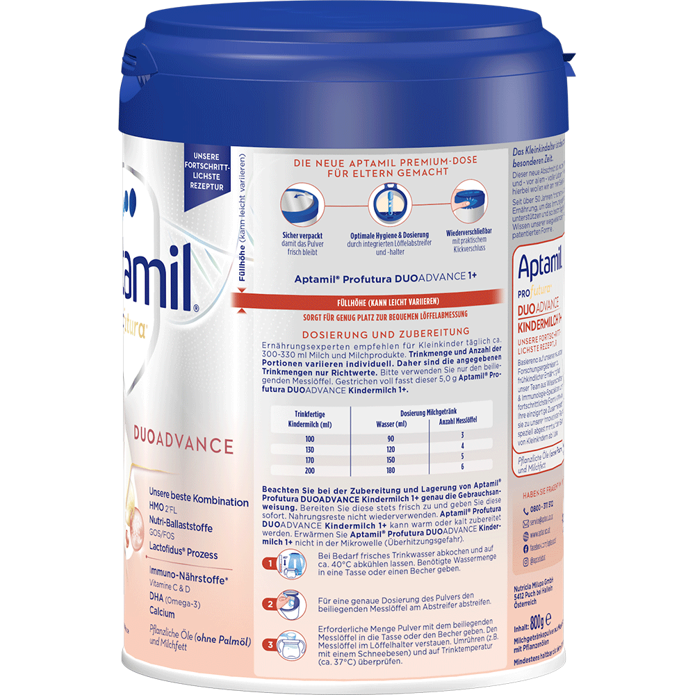 Bild: Aptamil Profutura Kindermilch 1+