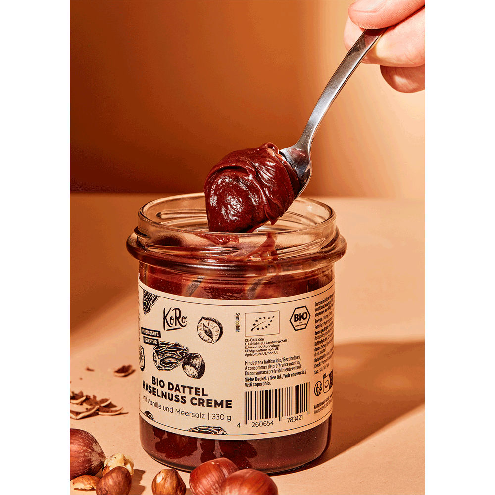 Bild: KoRo Bio Dattel-Haselnuss-Creme