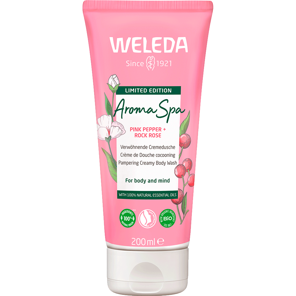Bild: WELEDA Verwöhnende Cremedusche Aroma Spa