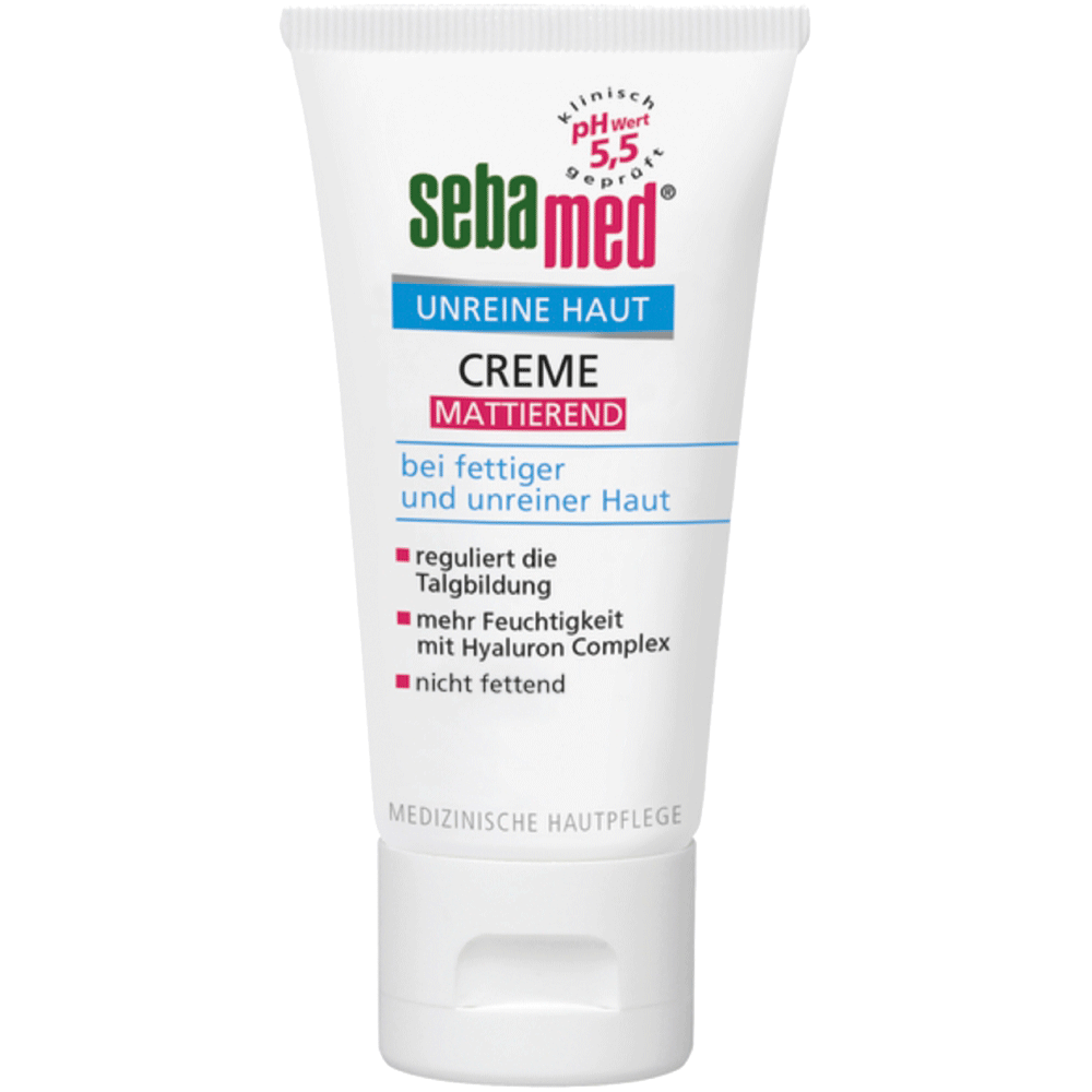 Bild: sebamed Creme mattierend unreine Haut