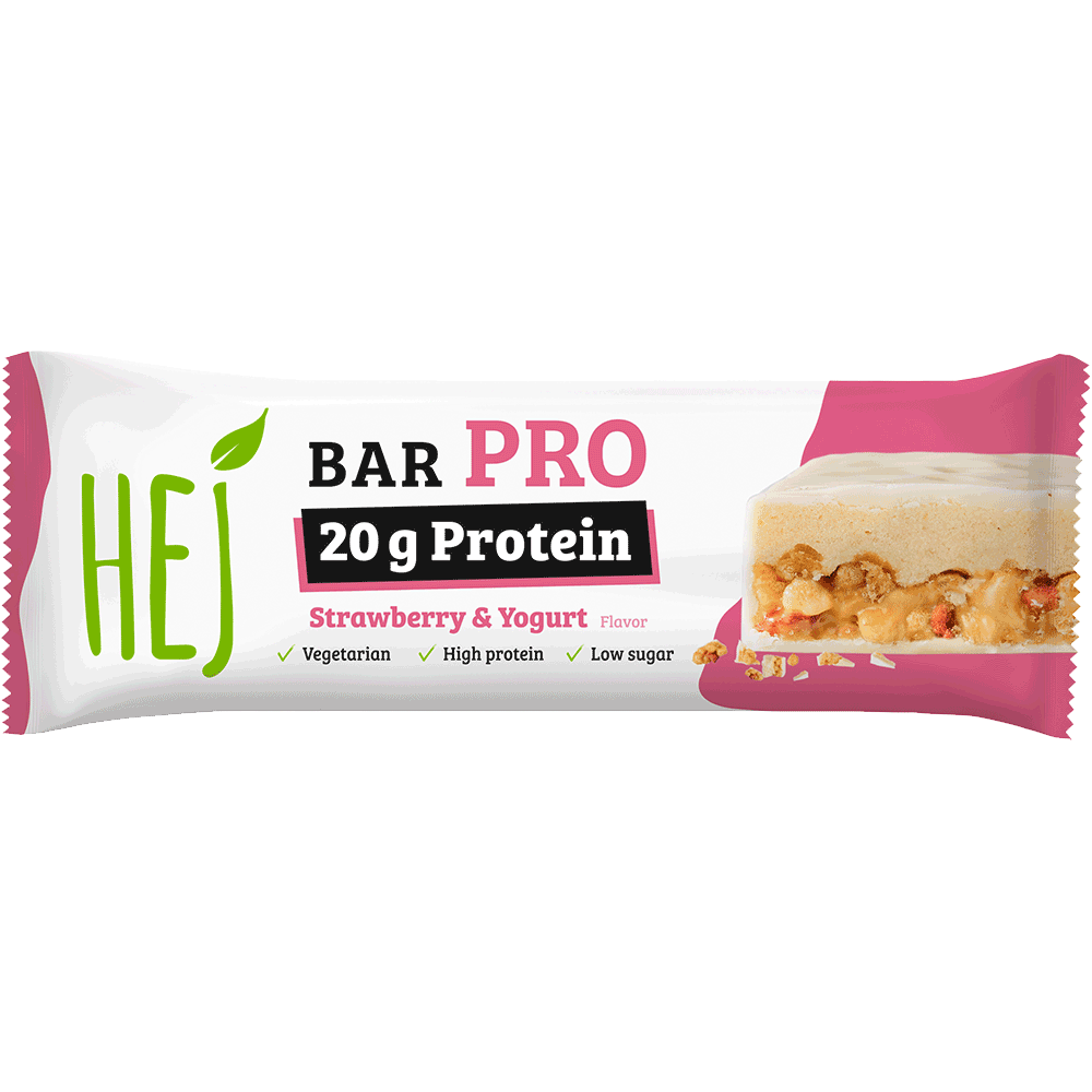 Bild: HEJ Proteinriegel Strawberry and Yogurt