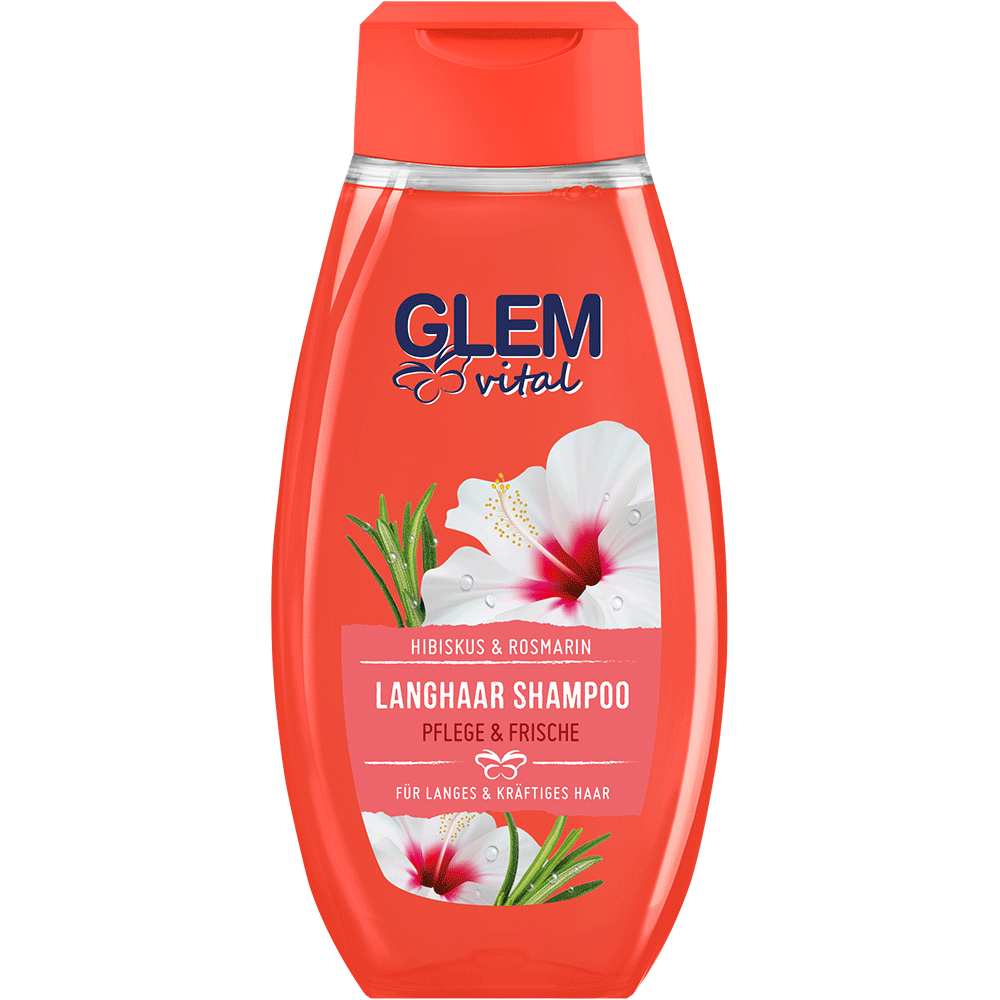 Bild: GlemVital Langhaar Shampoo Hibiskus und Rosmarin