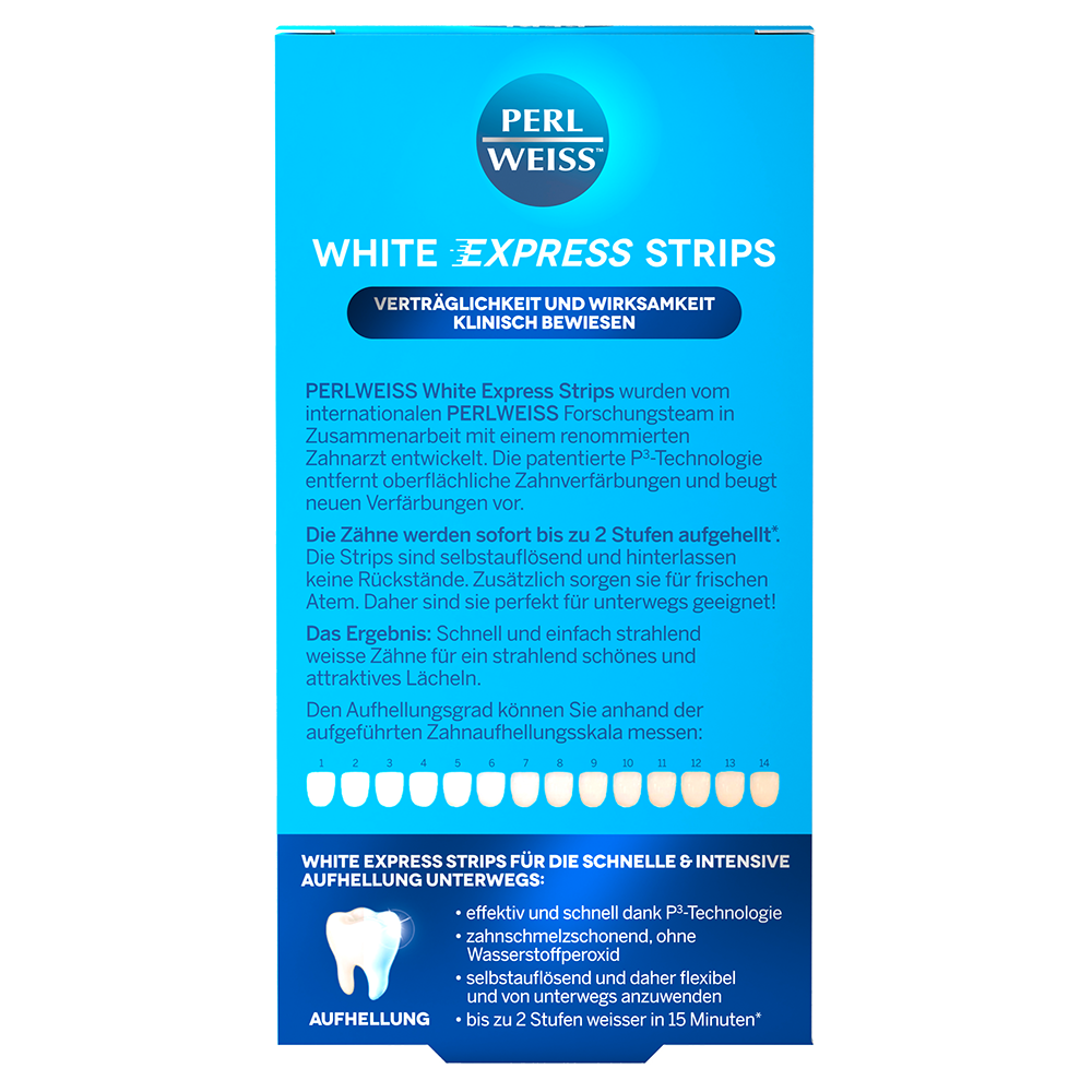 Bild: PERLWEISS White Express Strips