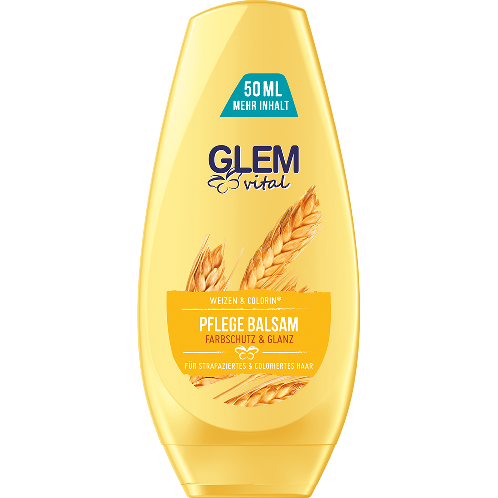 Bild: GlemVital Balsam Farbschutz und Glanz