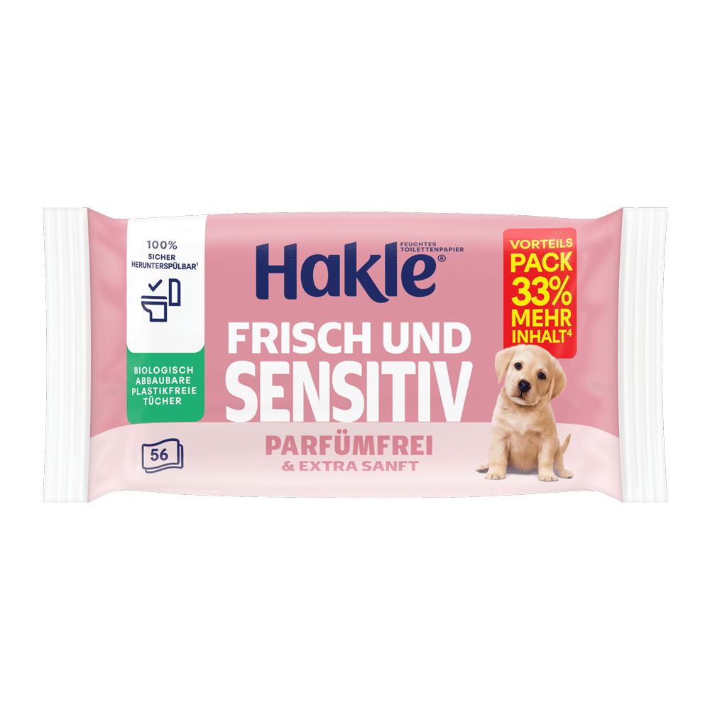 Bild: Hakle Feuchtes Toilettenpapier Frisch und Sensitiv