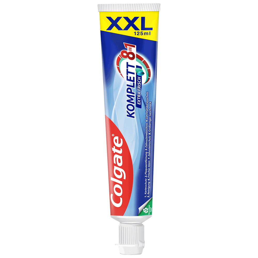 Bild: Colgate Zahnpasta Komplett 8in1 Extra Frisch
