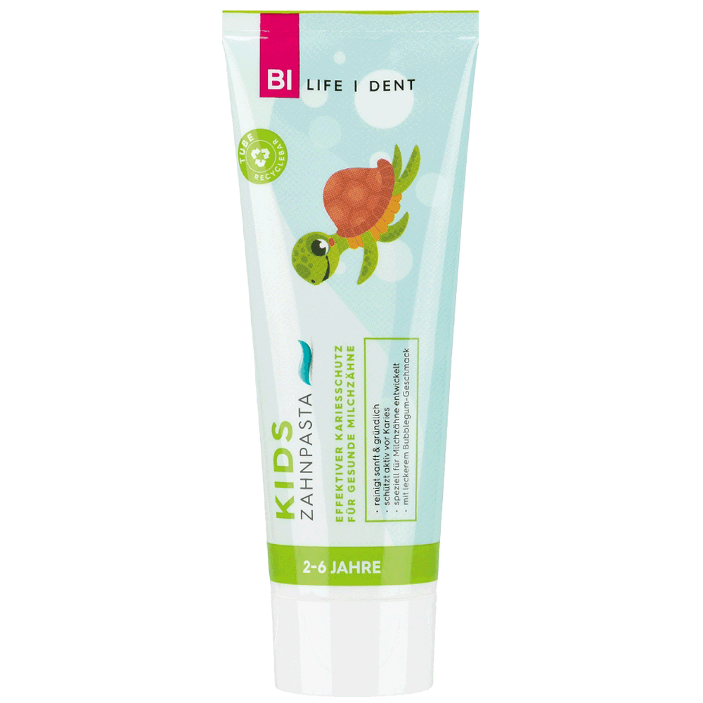 Bild: BI LIFE DENT Kids Zahnpasta Bubblegum