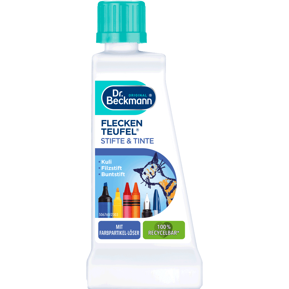 Bild: Dr. Beckmann Fleckenteufel Stifte & Tinte