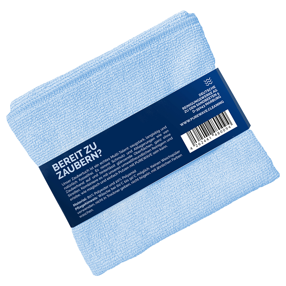 Bild: Purewave Zaubertuch Hellblau