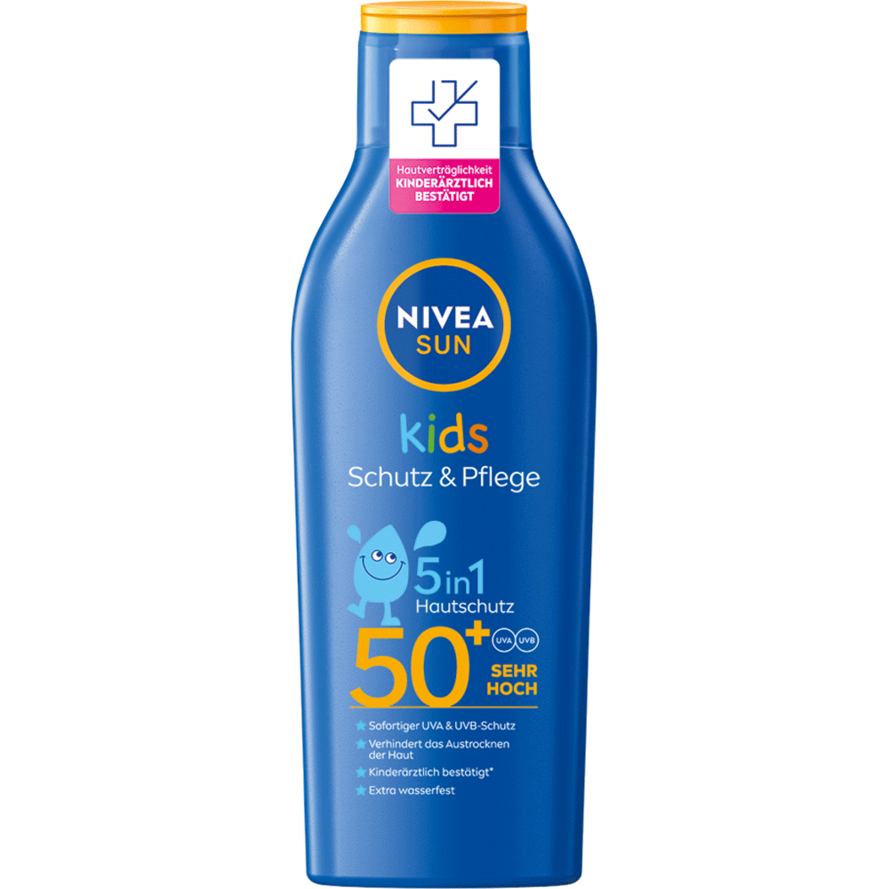 Bild: NIVEA Sun Pflegende Kinder Sonnenmilch LSF 50+