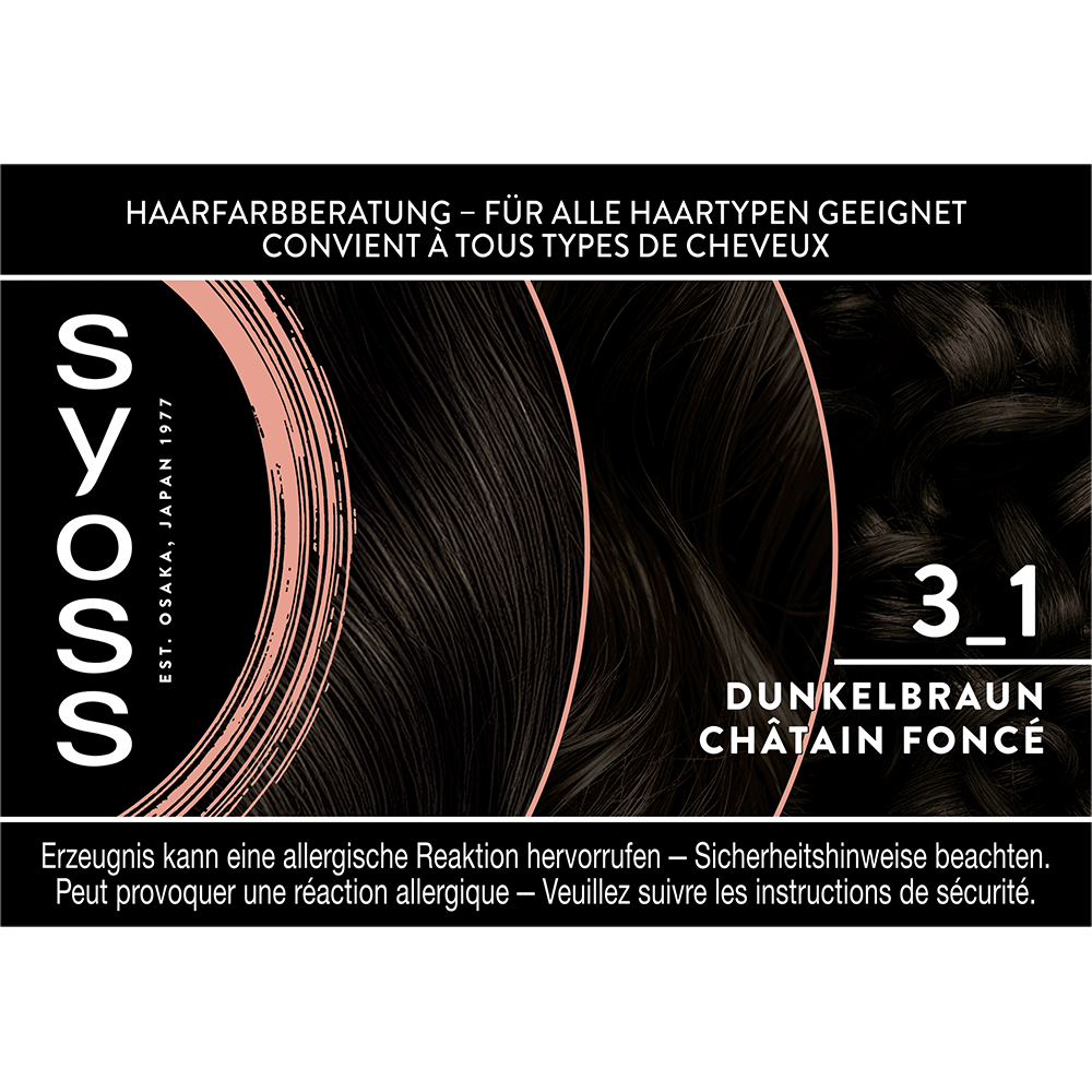 Bild: syoss Permanente Coloration Dunkelbraun