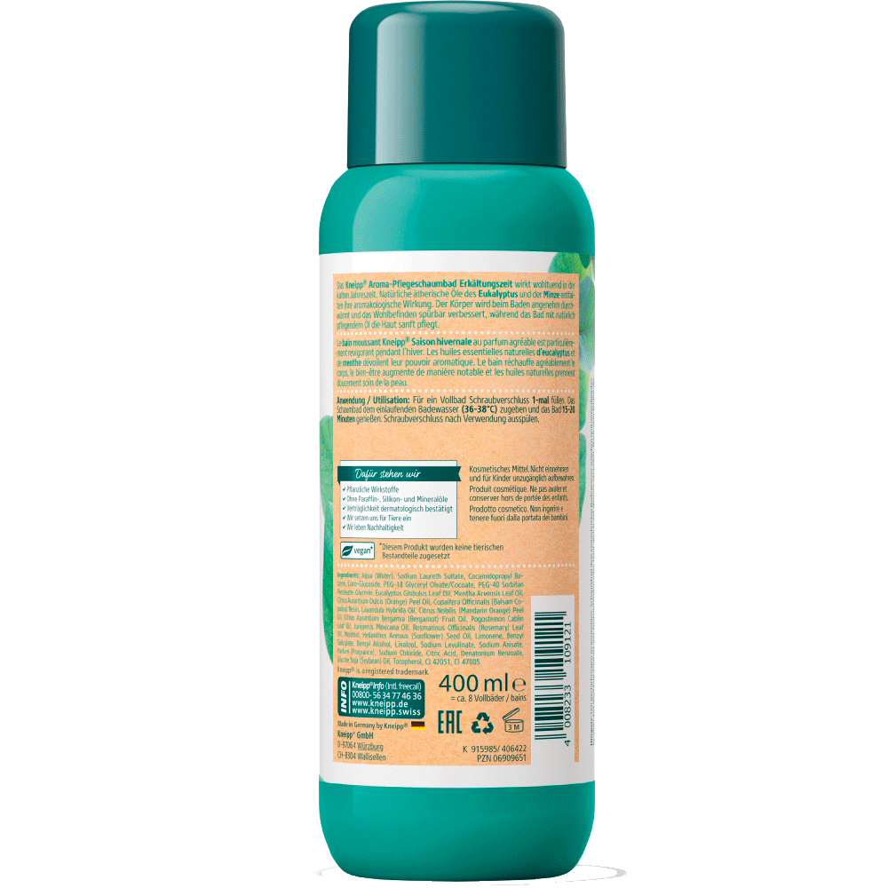 Bild: Kneipp Schaumbad Erkältungszeit