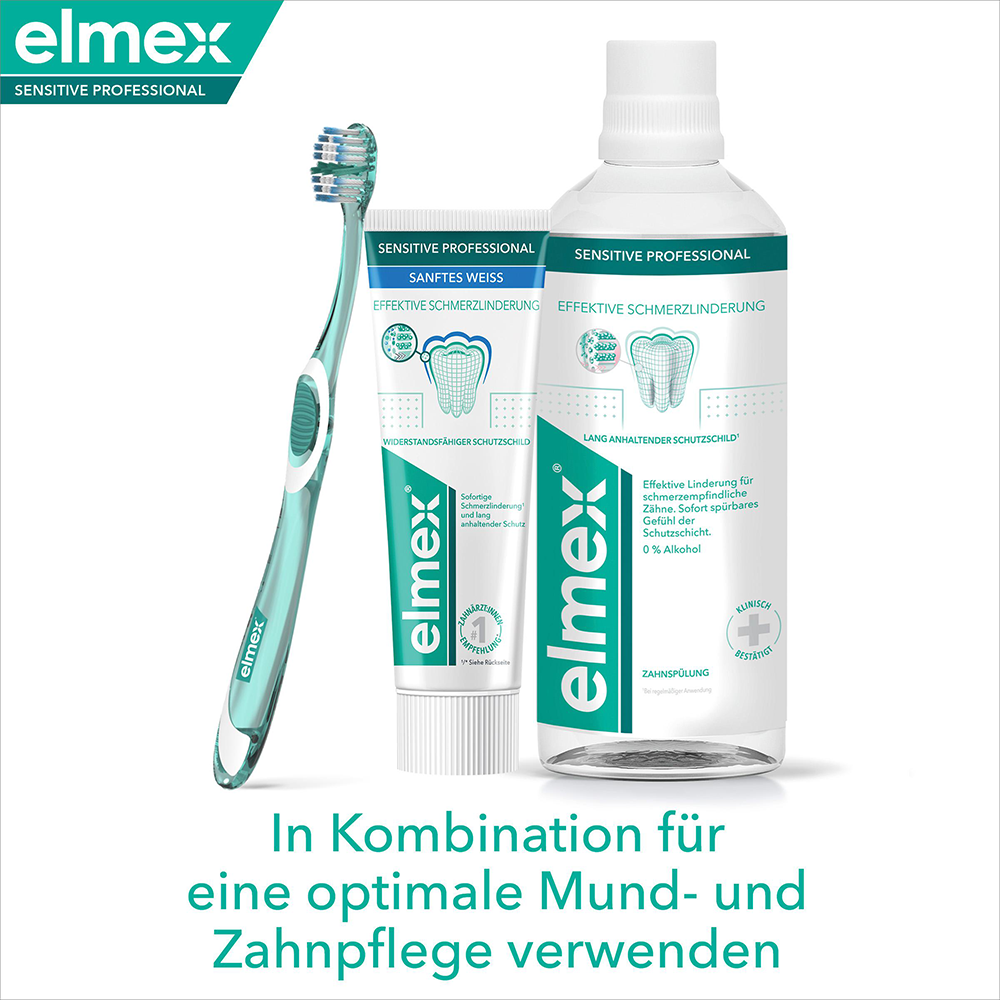 Bild: elmex Sensitive Professional Sanftes Weiss Zahnpasta 