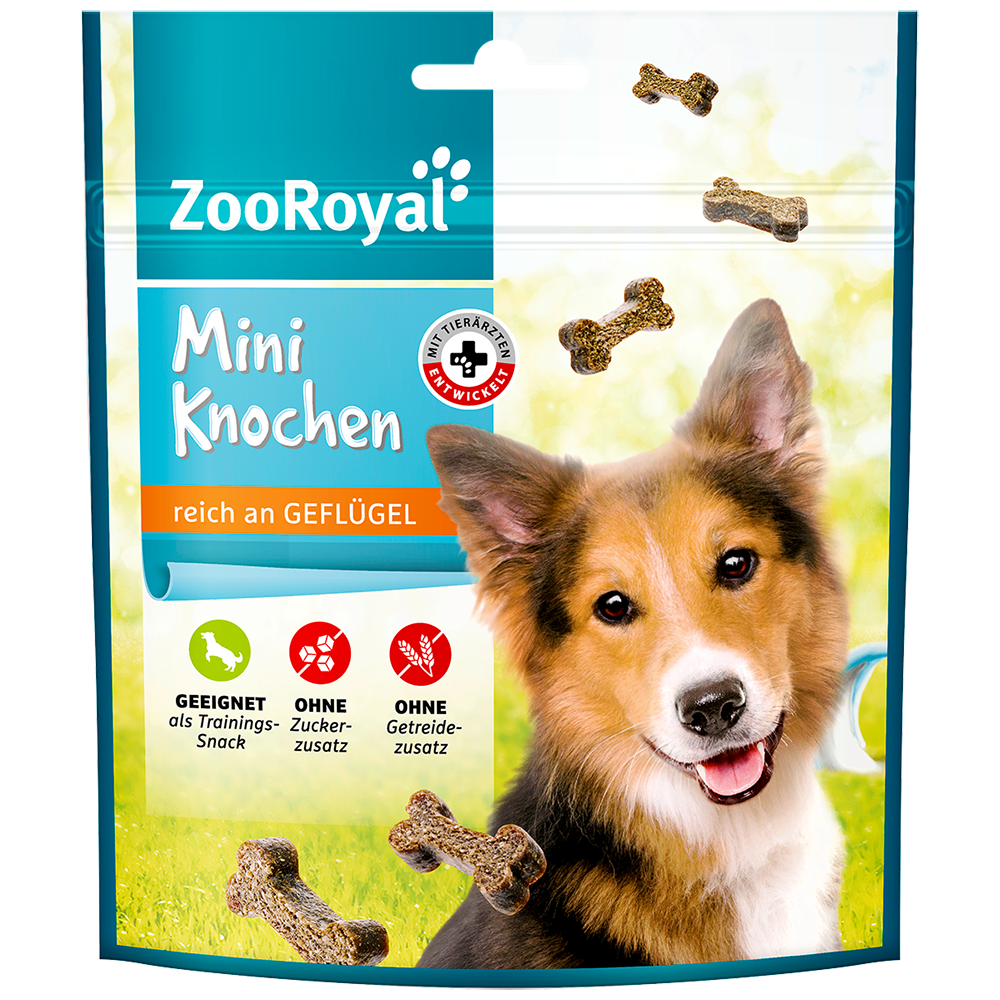 Bild: ZooRoyal Mini Knochen mit Geflügel