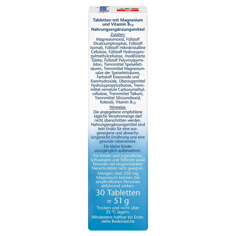 Bild: DOPPELHERZ Magnesium 500 + B12