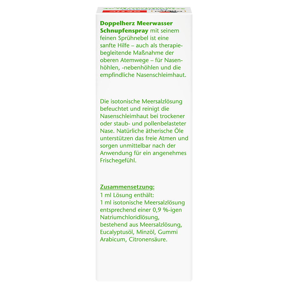 Bild: DOPPELHERZ Meerwasser Schnupfenspray