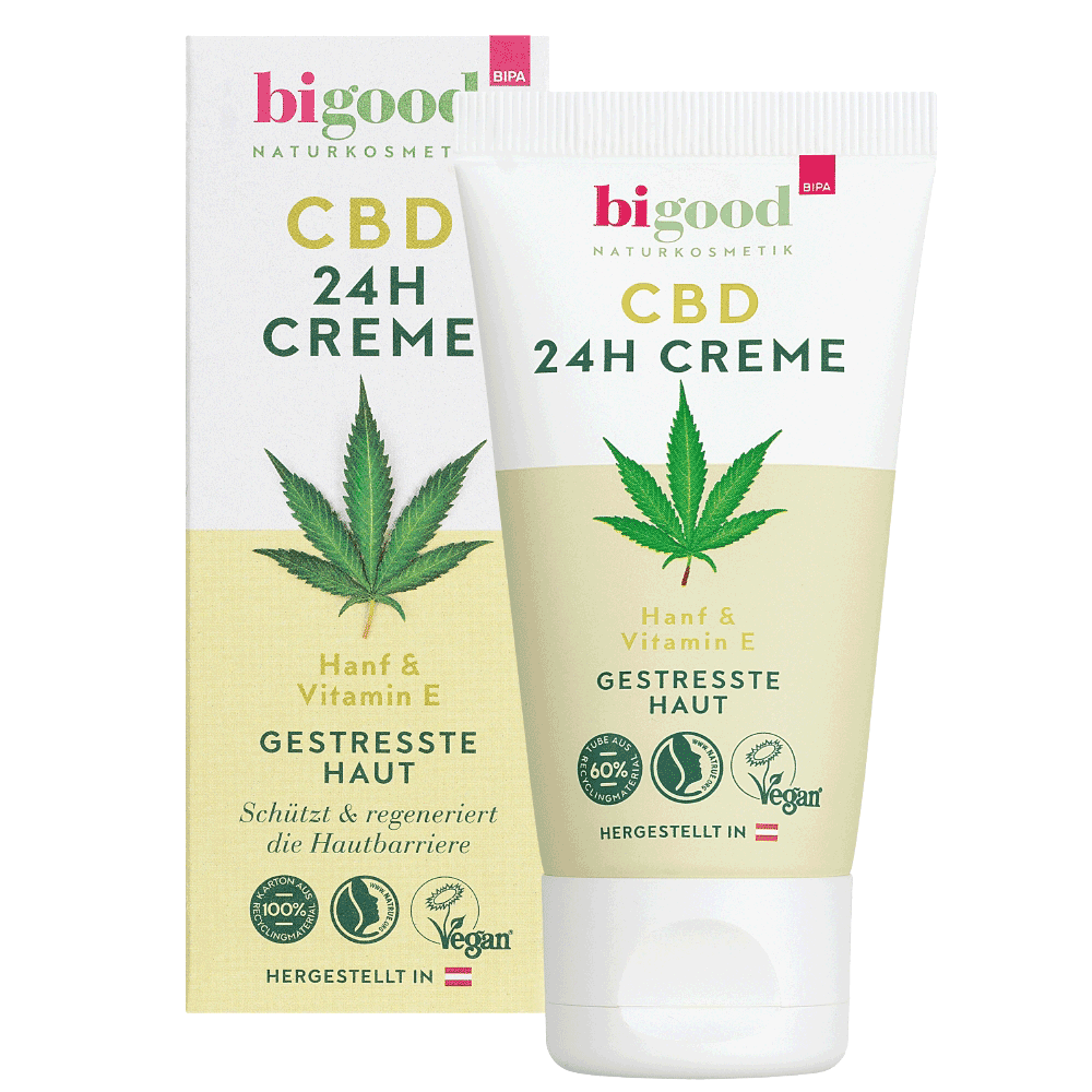 Bild: bi good CBD 24h Creme Hanf