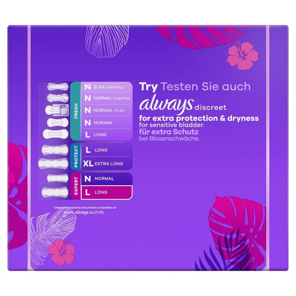 Bild: always Daily Extra Protect Long Slipeinlagen