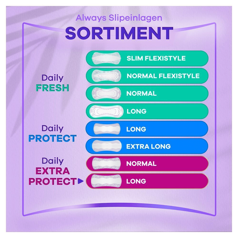 Bild: always Daily Extra Protect Long Slipeinlagen