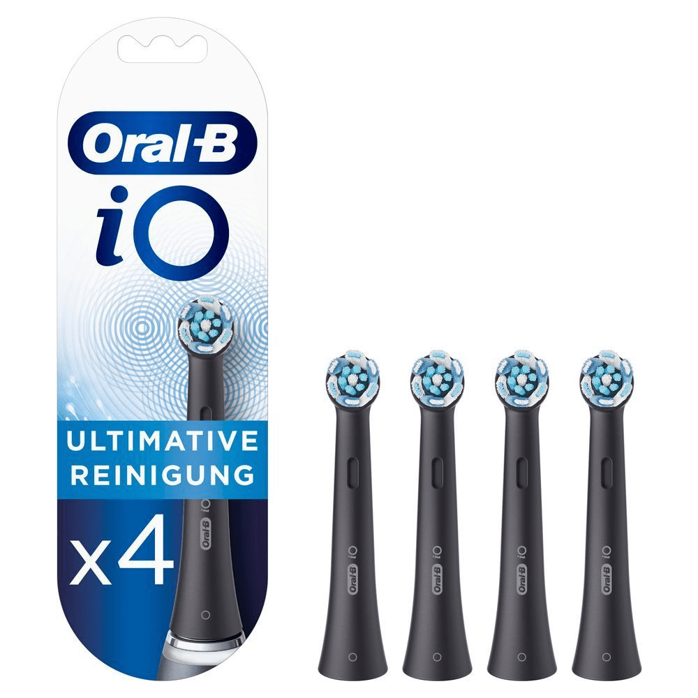 Bild: Oral-B iO Black Ultimative Reinigung Aufsteckbürsten, Schwarz
