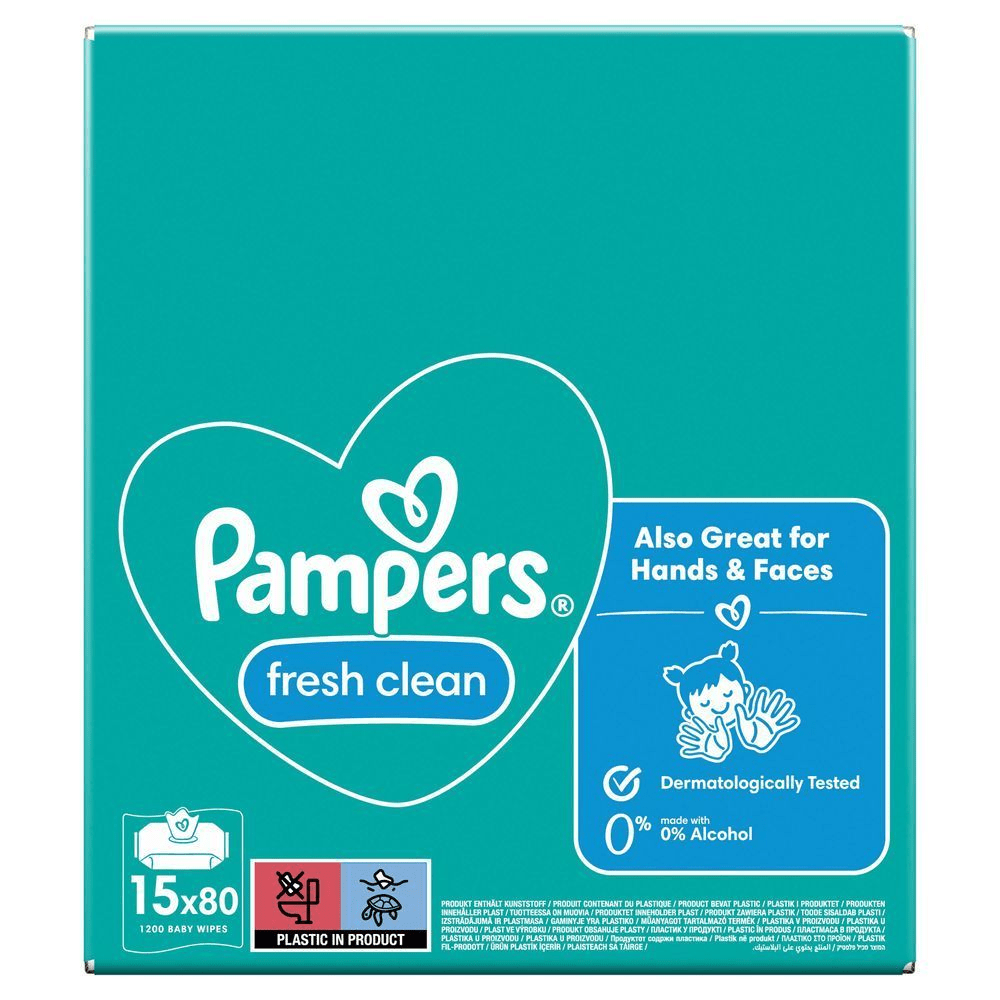 Bild: Pampers Fresh Clean Feuchttücher 15x80