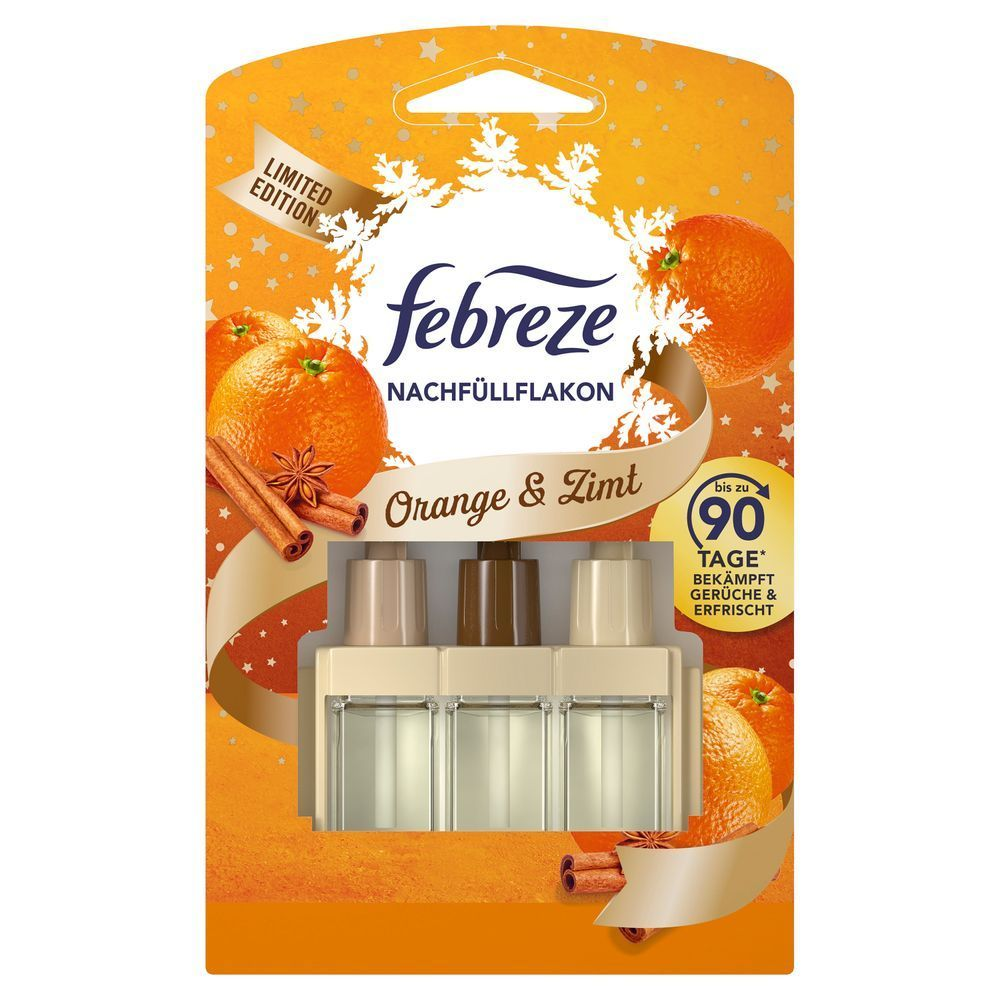 Bild: Febreze 3Volution Lufterfrischer Duftstecker Nachfüllflakon Spanische Orange