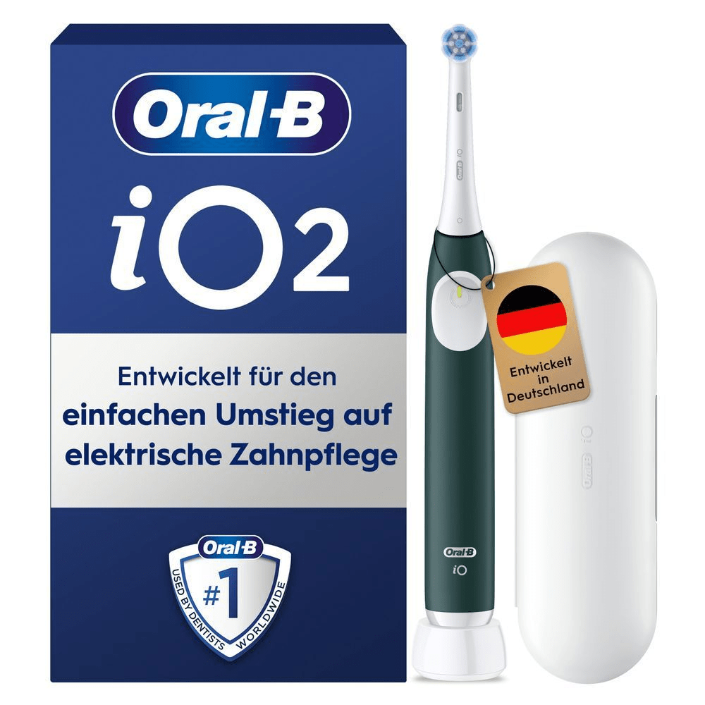 Bild: Oral-B iO Series 2 Elektrische Zahnbürste, Forest Green