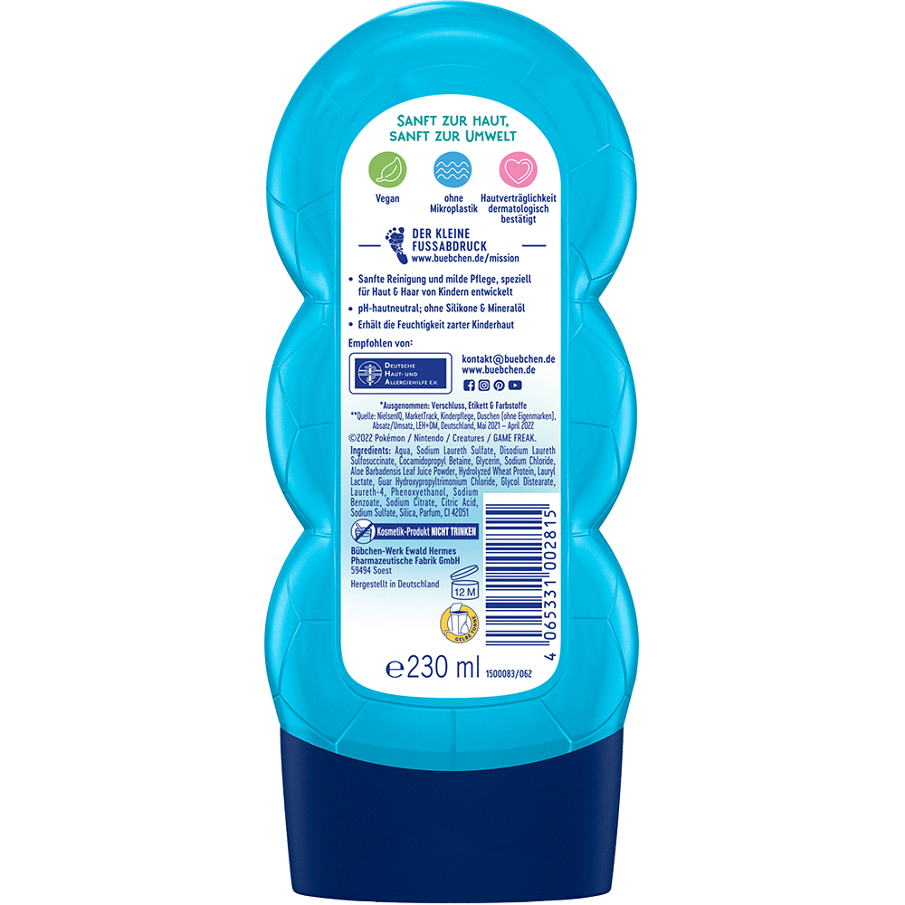 Bild: Bübchen 2 in1 Shampoo und Duschgel Schiggy