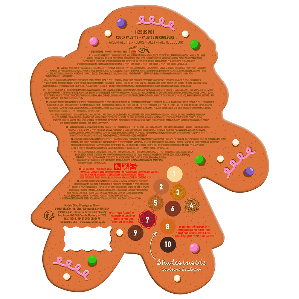 Bild: NYX Professional Make-up Gingerbraddie Palette 