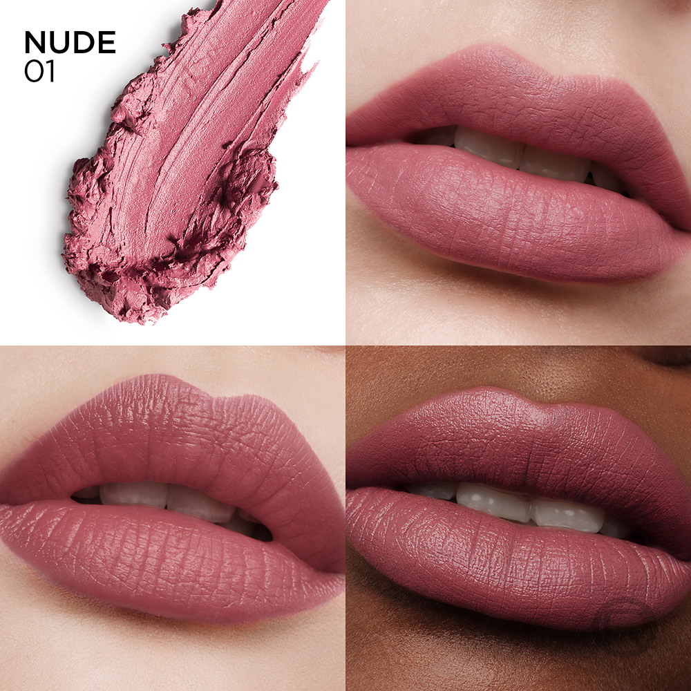 Bild: L'ORÉAL PARIS Mugler Power Matte Lipstick 01