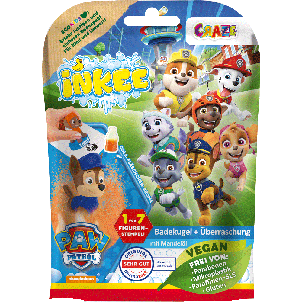 Bild: Craze Inkee Badebombe Paw Patrol