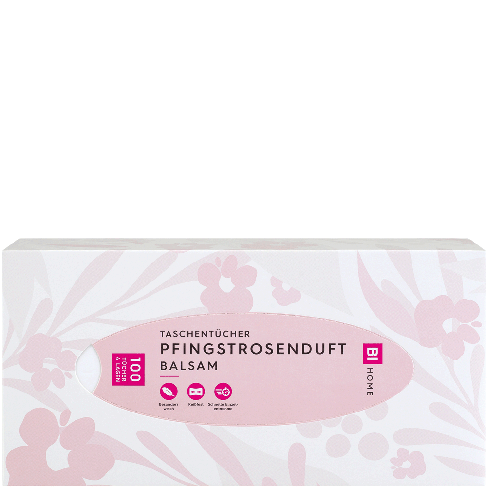 Bild: BI HOME Taschentücherbox Pfingstrosenduft