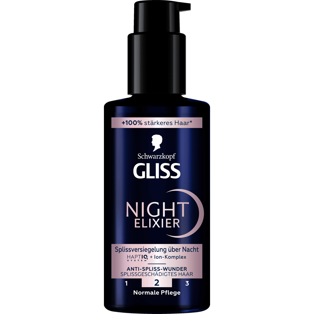 Bild: Schwarzkopf GLISS Night Elixier Anti-Spliss Wunder