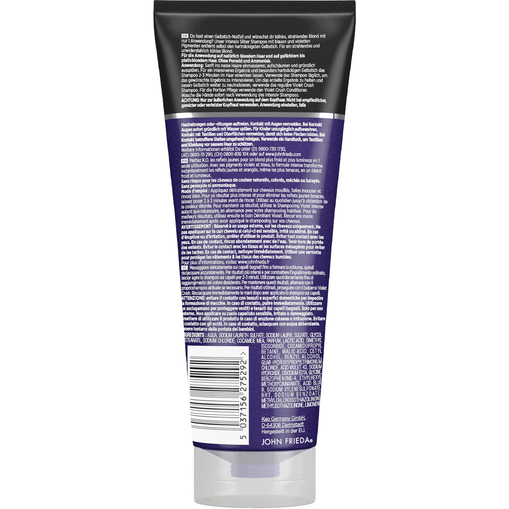 Bild: JOHN FRIEDA Violet Crush Intensiv-Shampoo