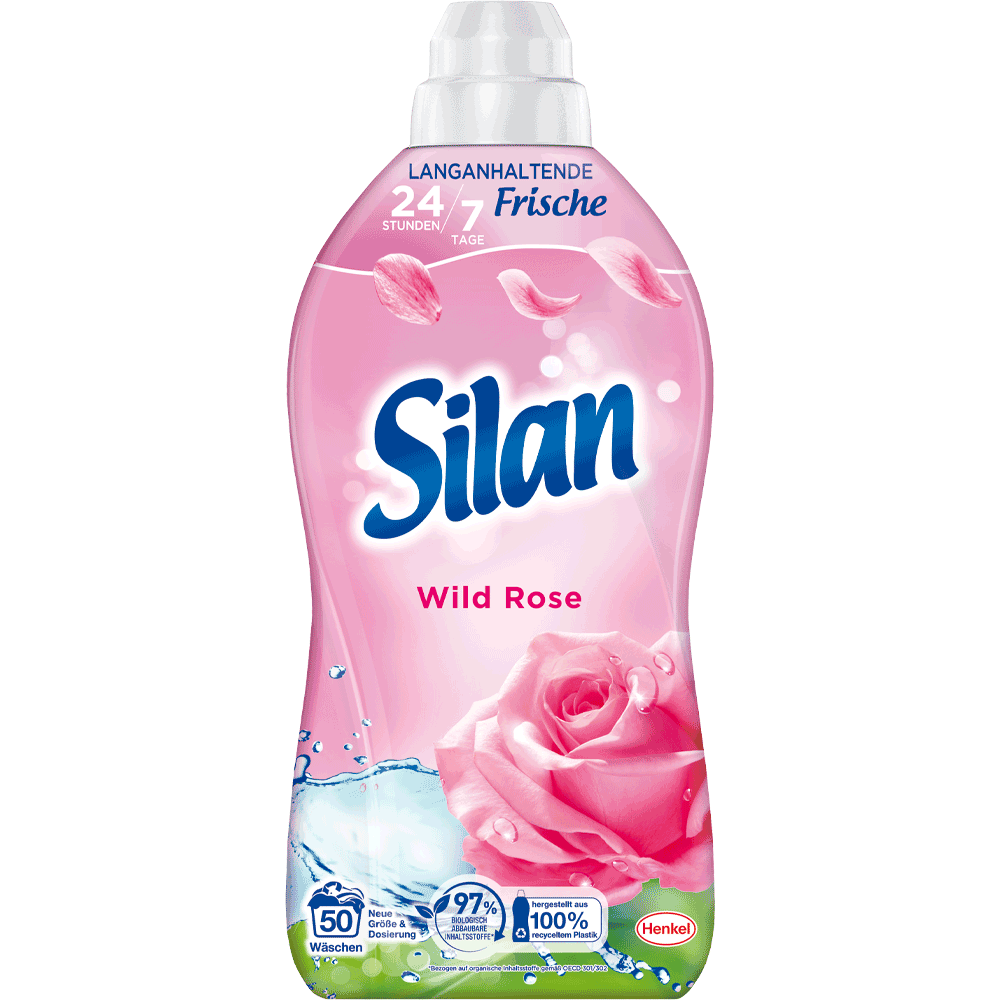 Bild: Silan Weichspüler Wild Rose
