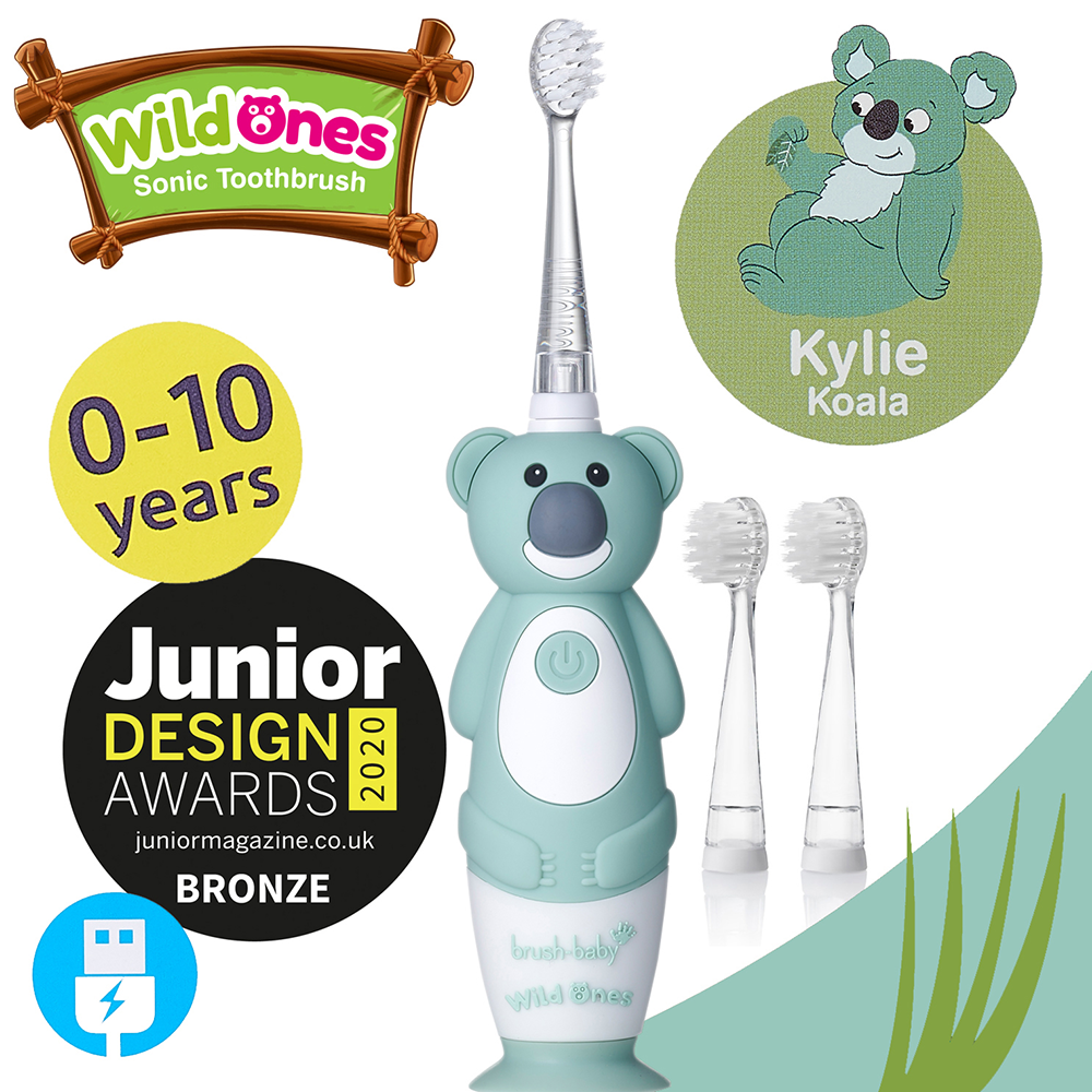Bild: brush-baby Wild Ones Wiederaufladbare Elektrische Zahnbürste Kylie Koala