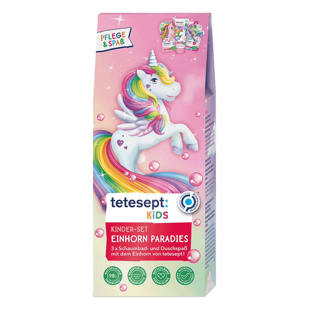 Bild: tetesept: Kids Kinder-Set Einhorn Paradies
