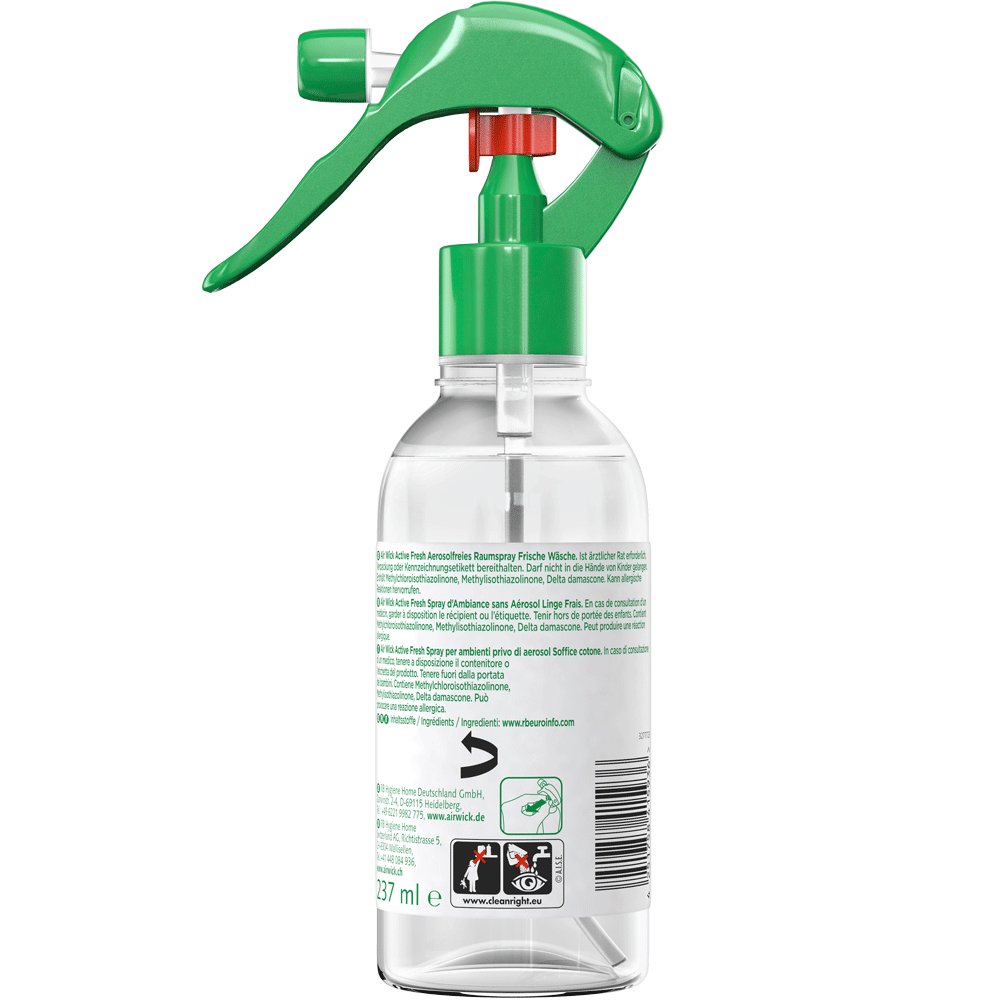 Bild: AIRWICK Active Fresh Aerosolfreies Raumspray Frische Wäsche