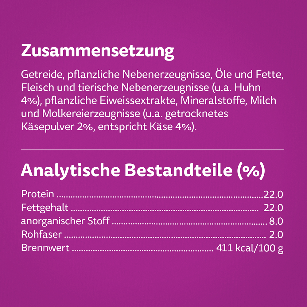 Bild: Whiskas Knuspertaschen mit Huhn und Käse