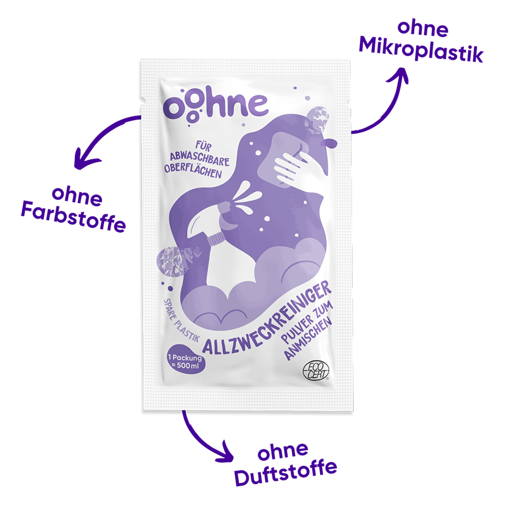 Bild: ooohne Allzweckreiniger mit Pulver Starter-Set